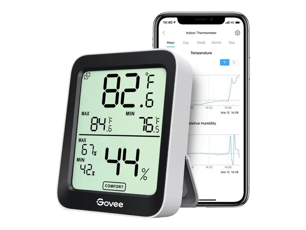 Govee H5075 - Thermo-Hygrometer - digital - kabellos