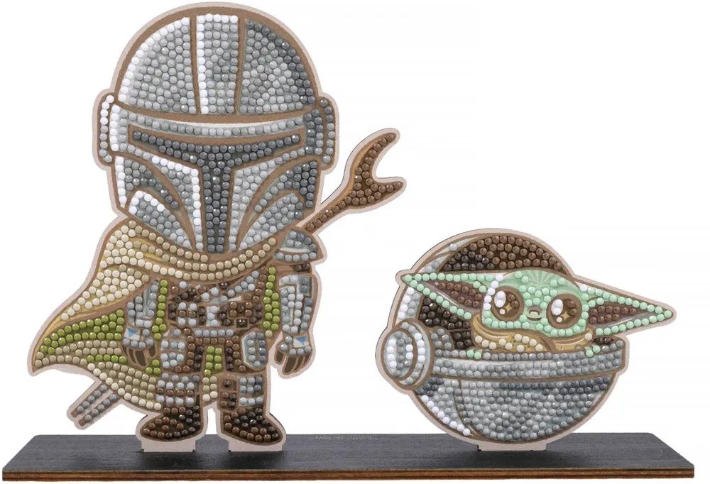 Craft Buddy Ltd. Crystal Art BUDDY XL Mandalorian&Grogu