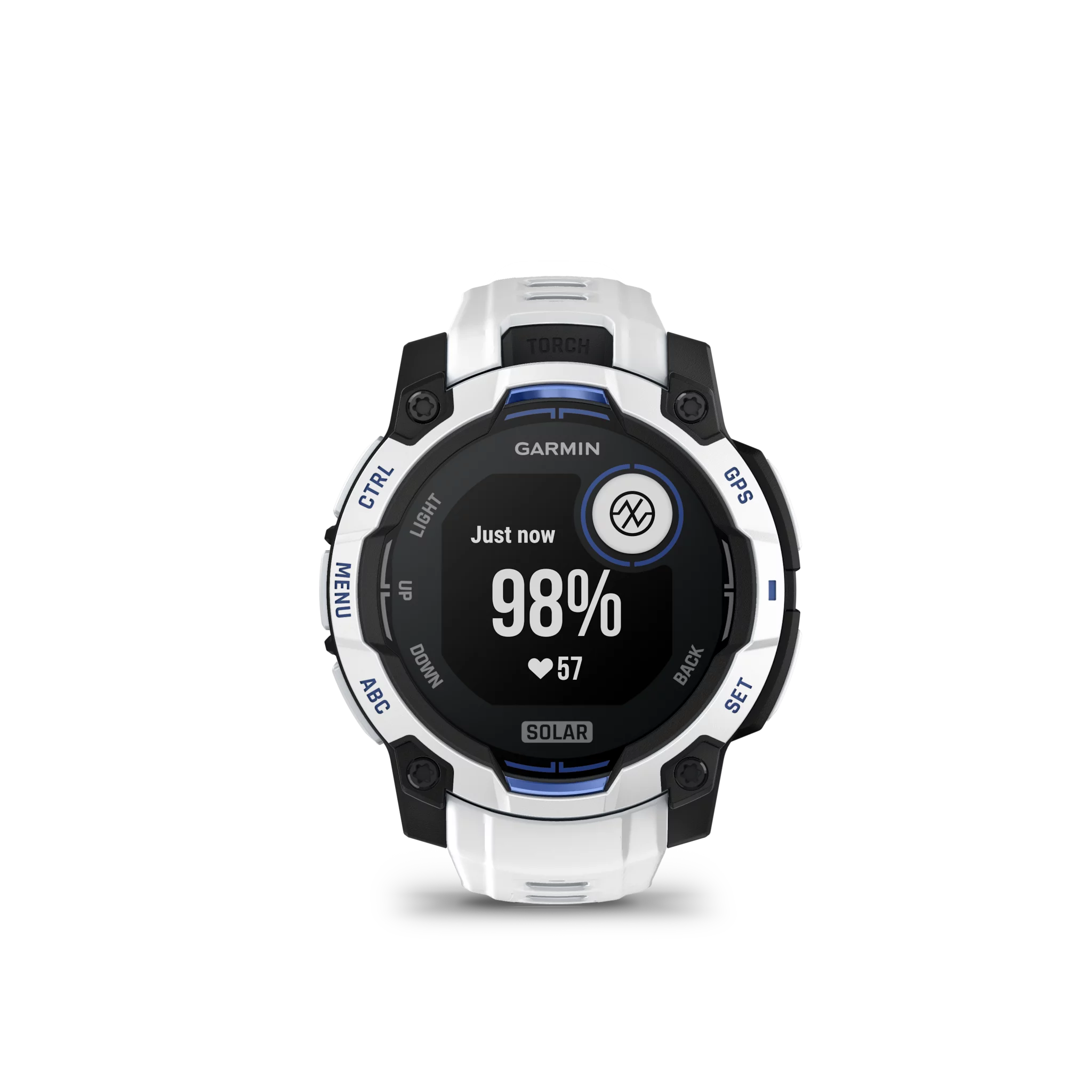 Garmin Instinct 3,45mm,Solar,Whitestone mit Whitestone Band,WW