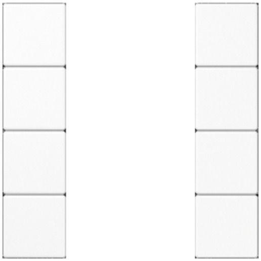 Jung TASTENSATZ KOMPLETT 4FACH / JUNG LS504TSAWW