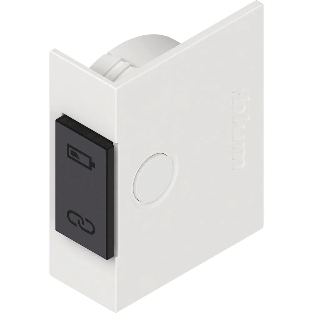 BLUM SERVO-DRIVE Schalter für AVENTOS, symmetrisch, Kunststoff seidenweiß