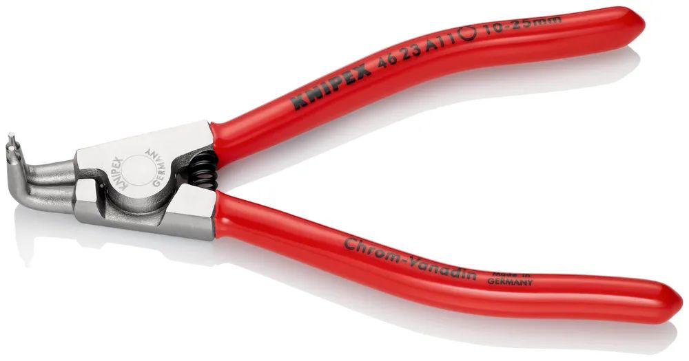 KNIPEX Sicherungsringzange für Außenringe auf Wellen mit Kunststoff überzogen verchromt 125 mm