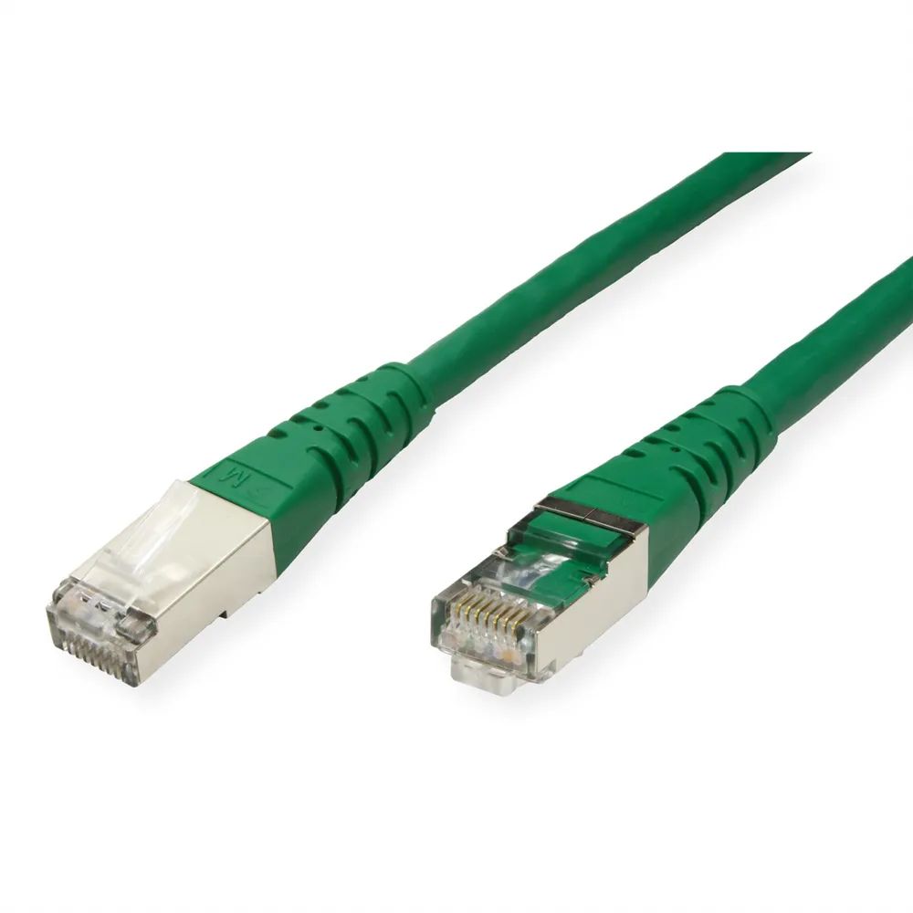 ROLINE Patchkabel Cat.6 (Class E) S/FTP (PiMF), grün, 20 m