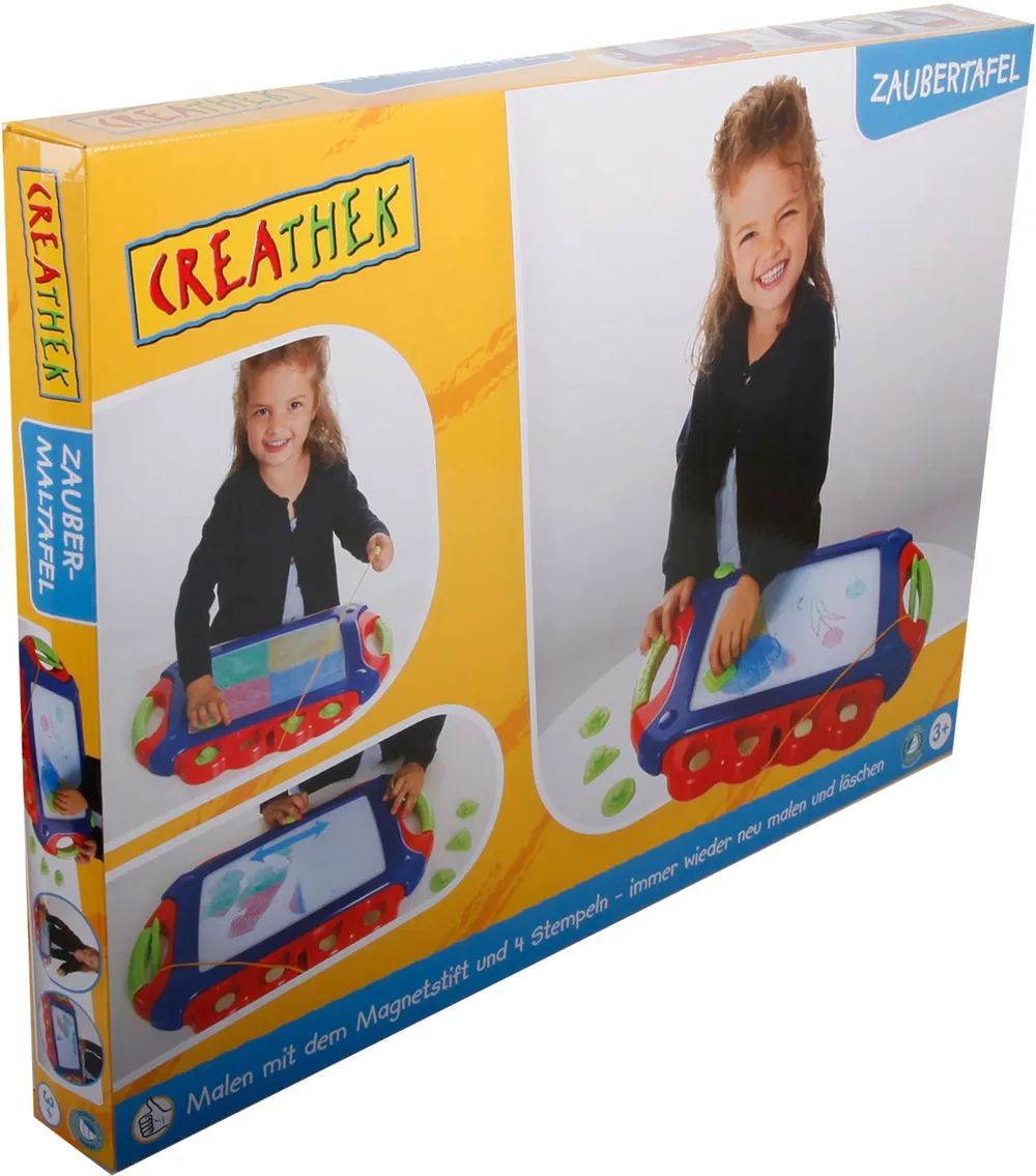 VEDES Großhandel GmbH - Ware CR Magnet Maltafel mit 4 Stempeln