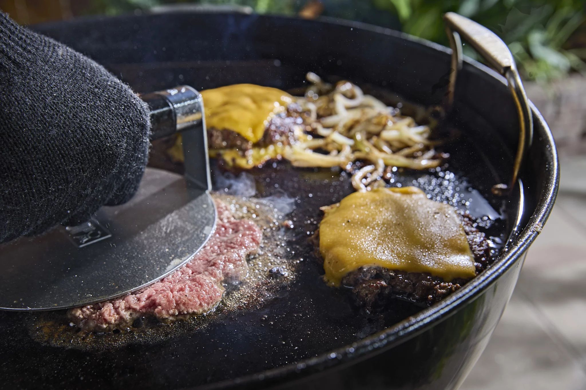 Weber Plancha Burgerpresse