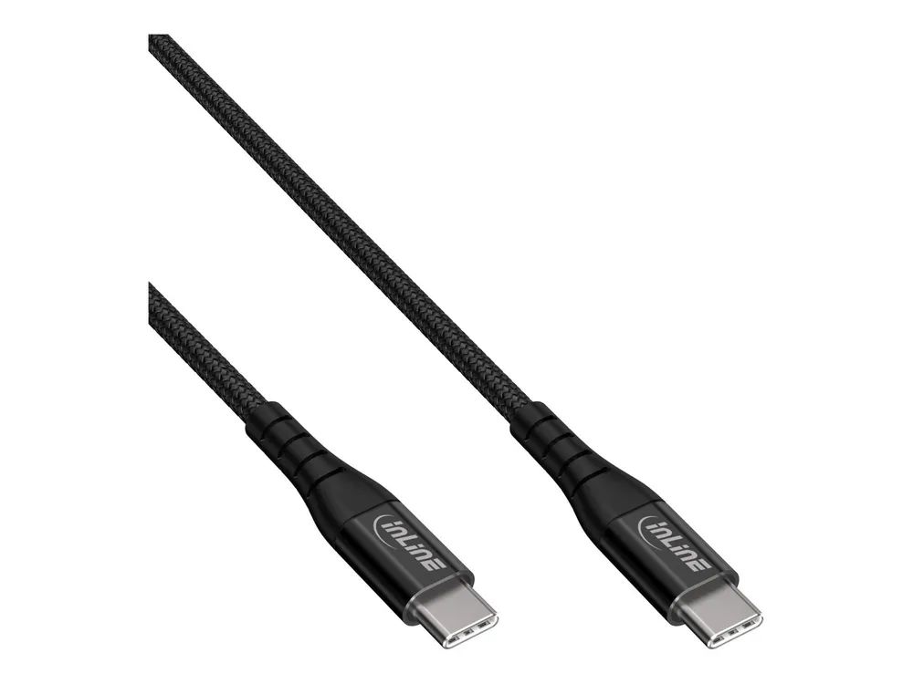 InLine USB 2.0 Kabel - USB-C Stecker/Stecker Schnellladekabel 100W - 1m