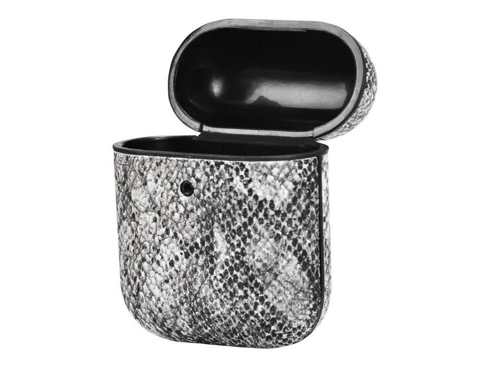 TerraTec Air Box - Tasche für Kopfhöhrer - Polycarbonat - Black Snake - für Apple AirPods (1. Generation, 2. Generation)