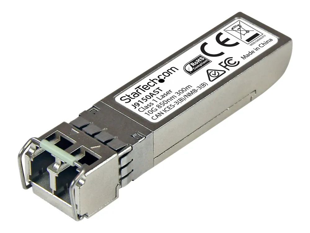 StarTech.com 10 Gigabit LWL SFP+ Transceiver Modul - HP J9150A kompatibel - MM LC mit DDM - 300m - 10GBase-SR - SFP+-Transceiver-Modul (gleichwertig mit: HP J9150A)