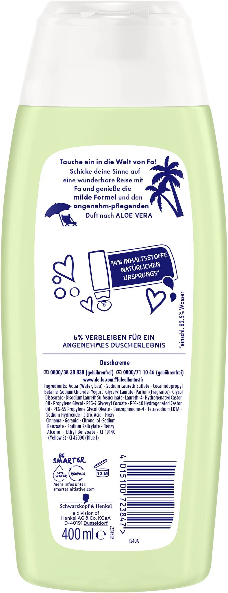 FA Duschgel Joghurt Aloe Vera 400ml | 2871622|Duschgel|40151007