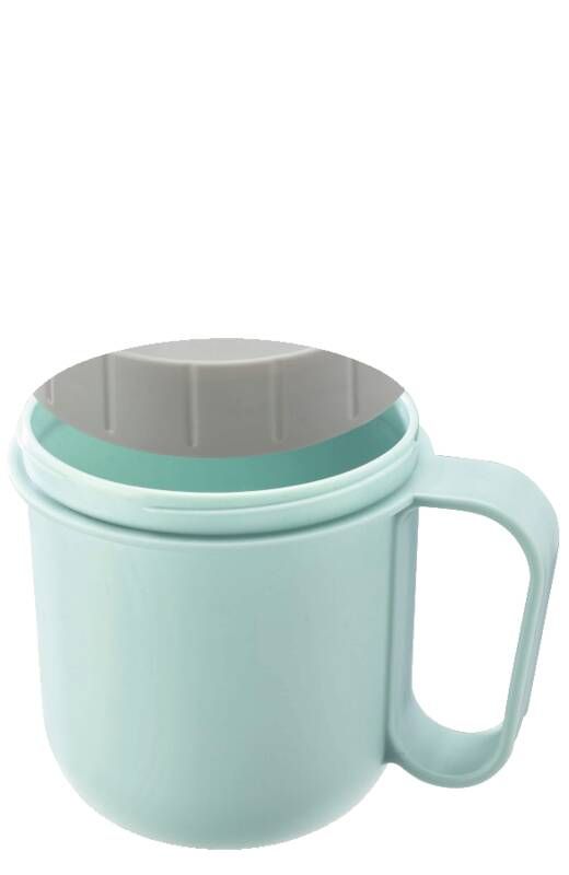Xavax Müslibecher 181582 Müslibecher, mit Topper, 500 ml