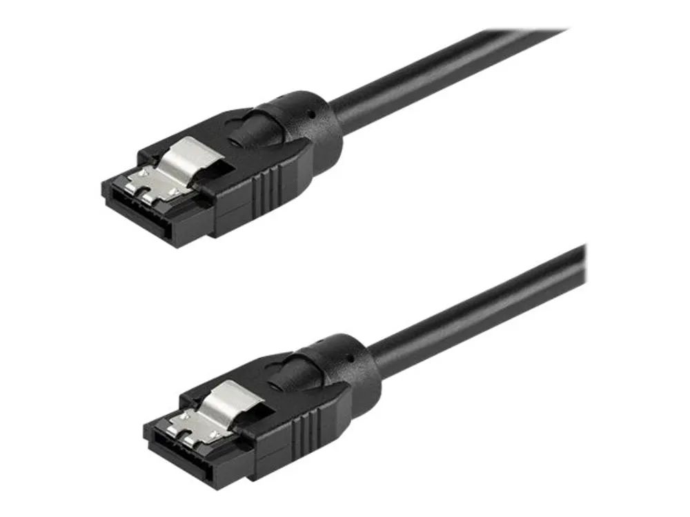 StarTech.com 0,3 m rundes SATA-Kabel - Verriegelungsstecker - 6 Gbs - SATA-Kabel - Serial ATA 150/300/600 - SATA (R)