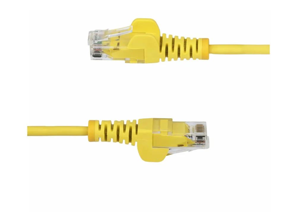 StarTech.com 2.5m Yellow Slim CAT6 Ethernet Cable, Snagless, 28AWG, LSZH - Patch-Kabel - RJ-45 (M)