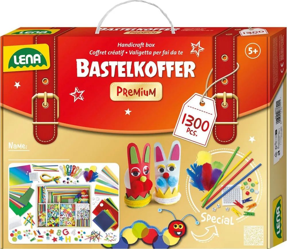 Simm Spielwaren GmbH Bastelkoffer Premium, Faltschachtel