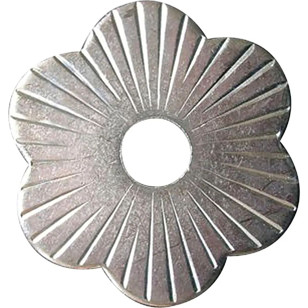 Hofmann GmbH & Co KG Metallwarenerzeugung Zierrosette (Pfettenscheibe) ø 80x4 mm, Bohr-ø 17 mm, Stahl verzinkt (B)