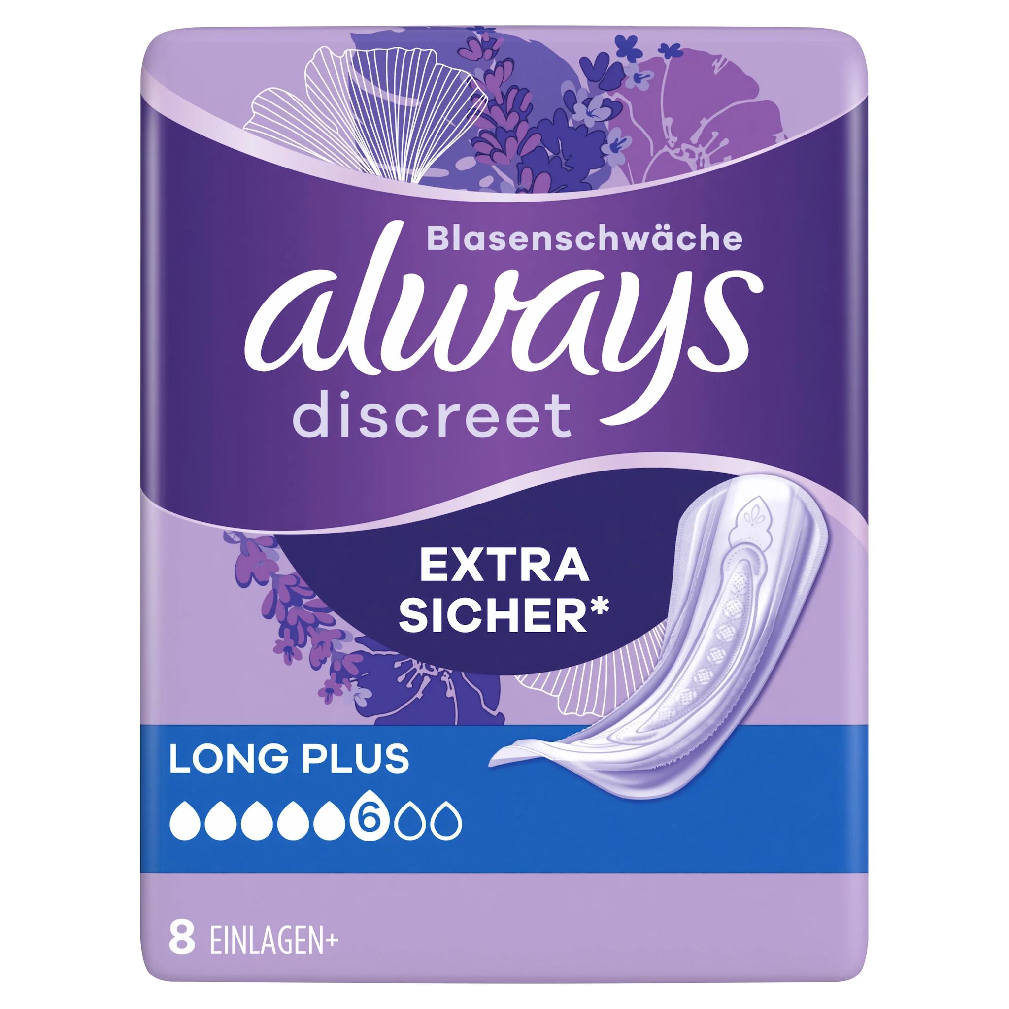 always Discreet Inkontinenz Long Plus 8