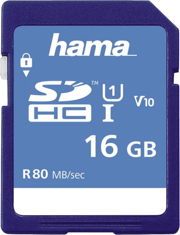 Hama 181094 SDHC16GB C10 UI V10 80MB/s MINI_HSL