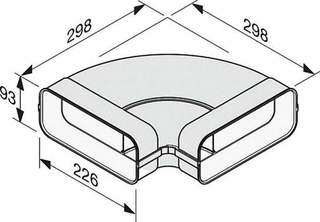 Miele Bogen horizontal 90