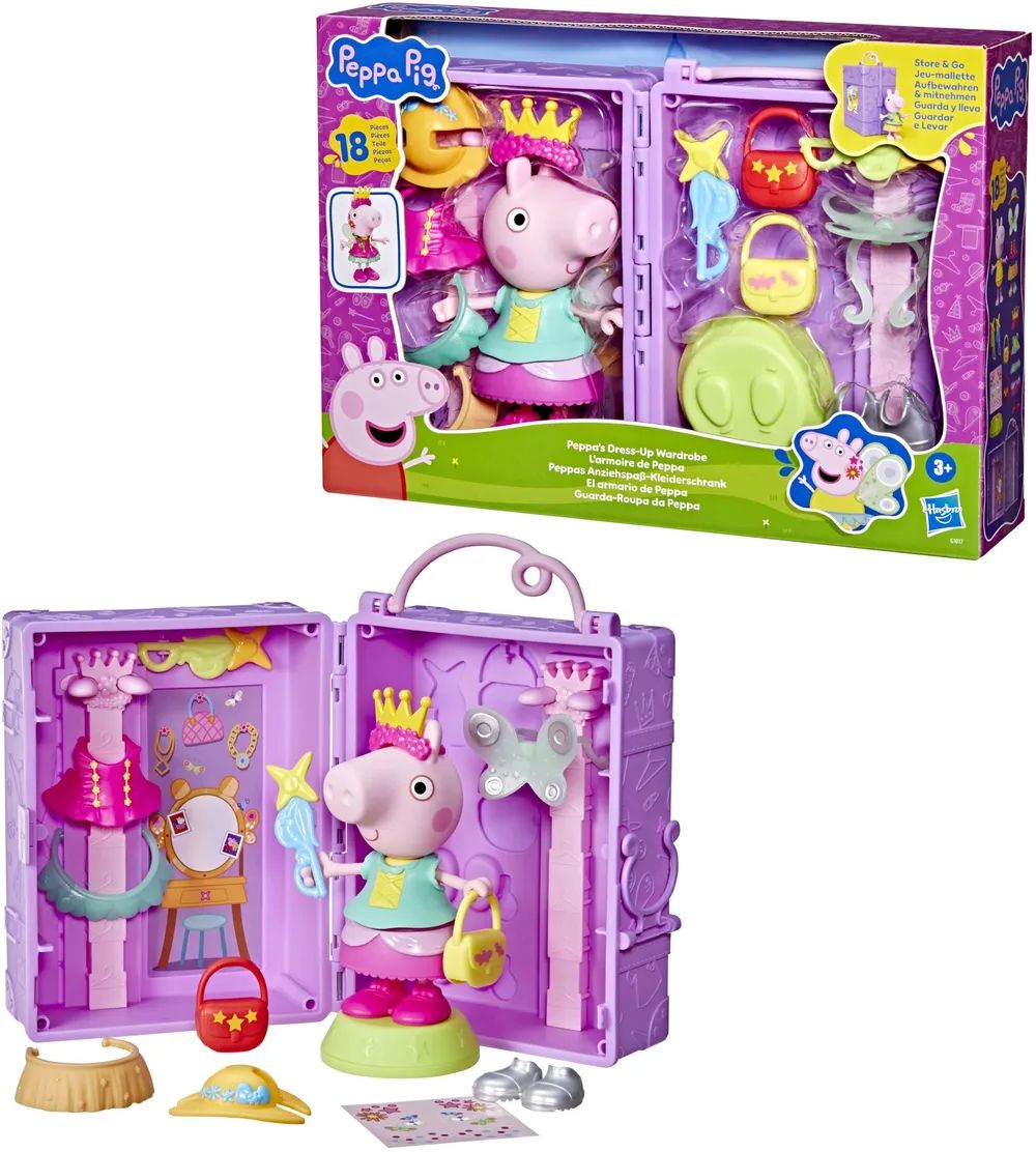 Hasbro European Trading B.V. PEP Peppas Anziehspaß-Kleiderschrank