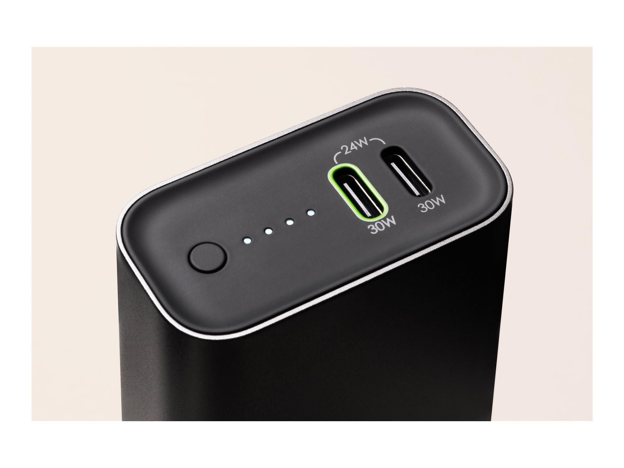 mophie powerstation - Powerbank - 10000 mAh - 30 Watt - PD - 2 Ausgabeanschlussstellen (24 pin USB-C)