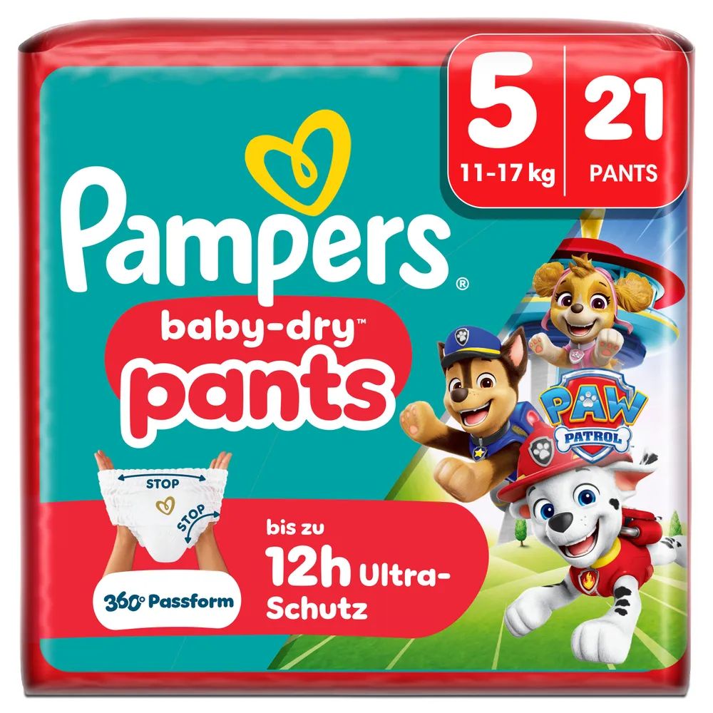 Pampers Baby Dry Pants Gr.5 Junior 11-17kg  Paw Patrol