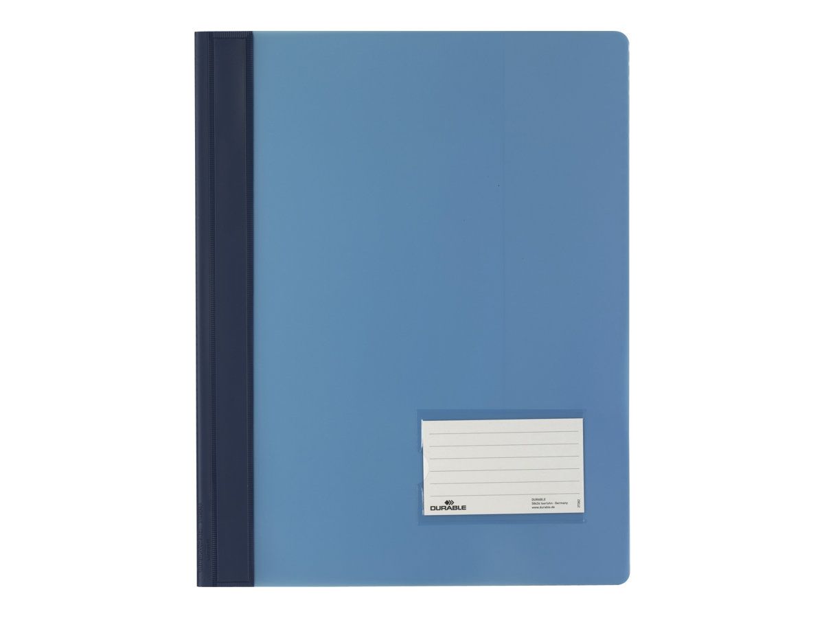 Durable Schnellhefter - halbdurchsichtig blau
