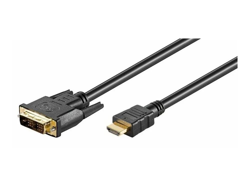 MicroConnect Adapterkabel - HDMI männlich zu DVI-D - männlich - 3m