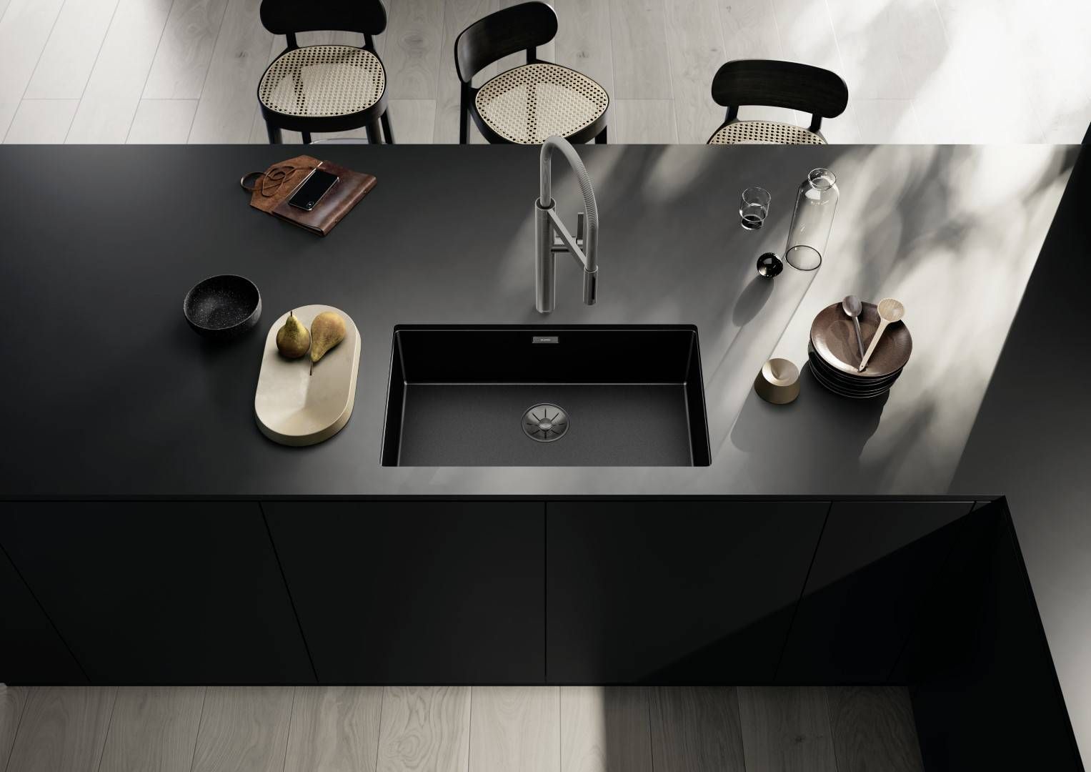 BLANCO CLARON 700-U Dark Steel Edition