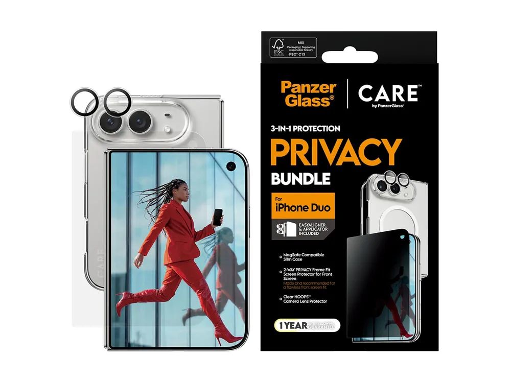 PanzerGlass CARE by PanzerGlass - 3-in-1 Datenschutz-Paket