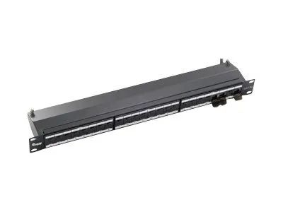 Equip Patch Panel - Patch Panel - CAT 6a - STP - RJ-45 X 24 - Hellgrau, RAL 7035 - 1U - 48.3 cm (19")