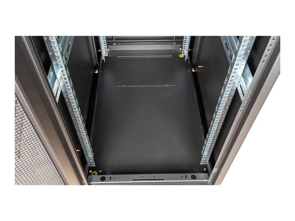 ROLINE Basic - Schrank Netzwerkschrank - perforierte Tür, 600x1000 BxT - RAL 9005, Jet Black - 26U - 48.3 cm (19")