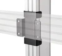 B-TECH BT8380-JPK - Wandplatte - Schwarz - Stahl - 140,8 mm - 57 mm - 158 mm