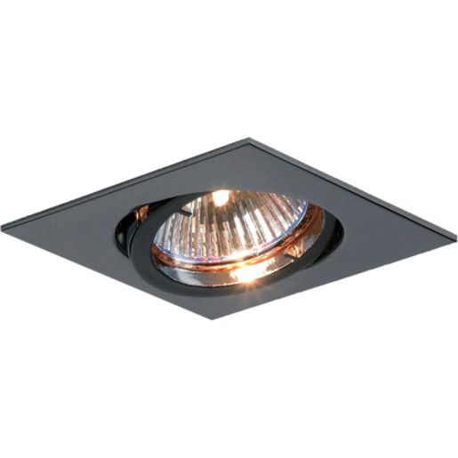 Planlicht NV-EINBAUSPOT 1XGU5,3 MAX.50W / PLANLI QUADRATISCH NI-GEB. 740016NG