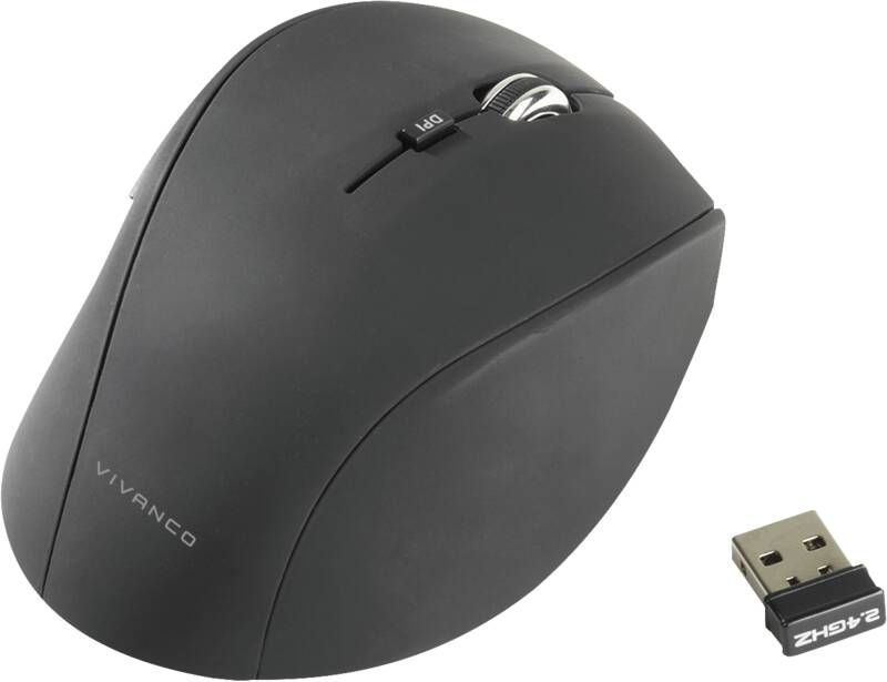 Vivanco USB Wireless Mouse 1600dpi Silent klick