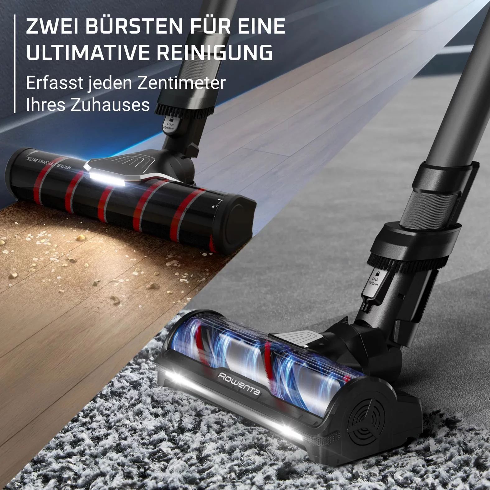 Rowenta RH9L55 Akku-Staubsauger X-Force Flex 12.60 Neo Complete - schwarz