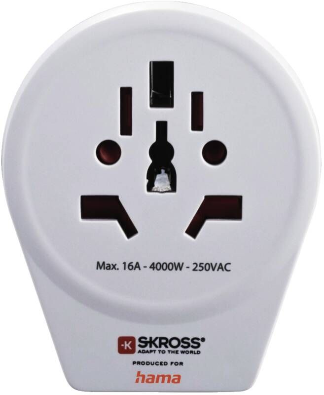 Hama 223475 WELTREISESTECKER WELT-EUROPA USB