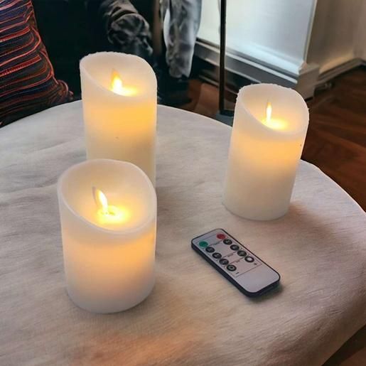 SHE LED KERZEN MIT FERNBED 3-PACK / SHX SHXCLSW02RT WS SHXCLSW02RT