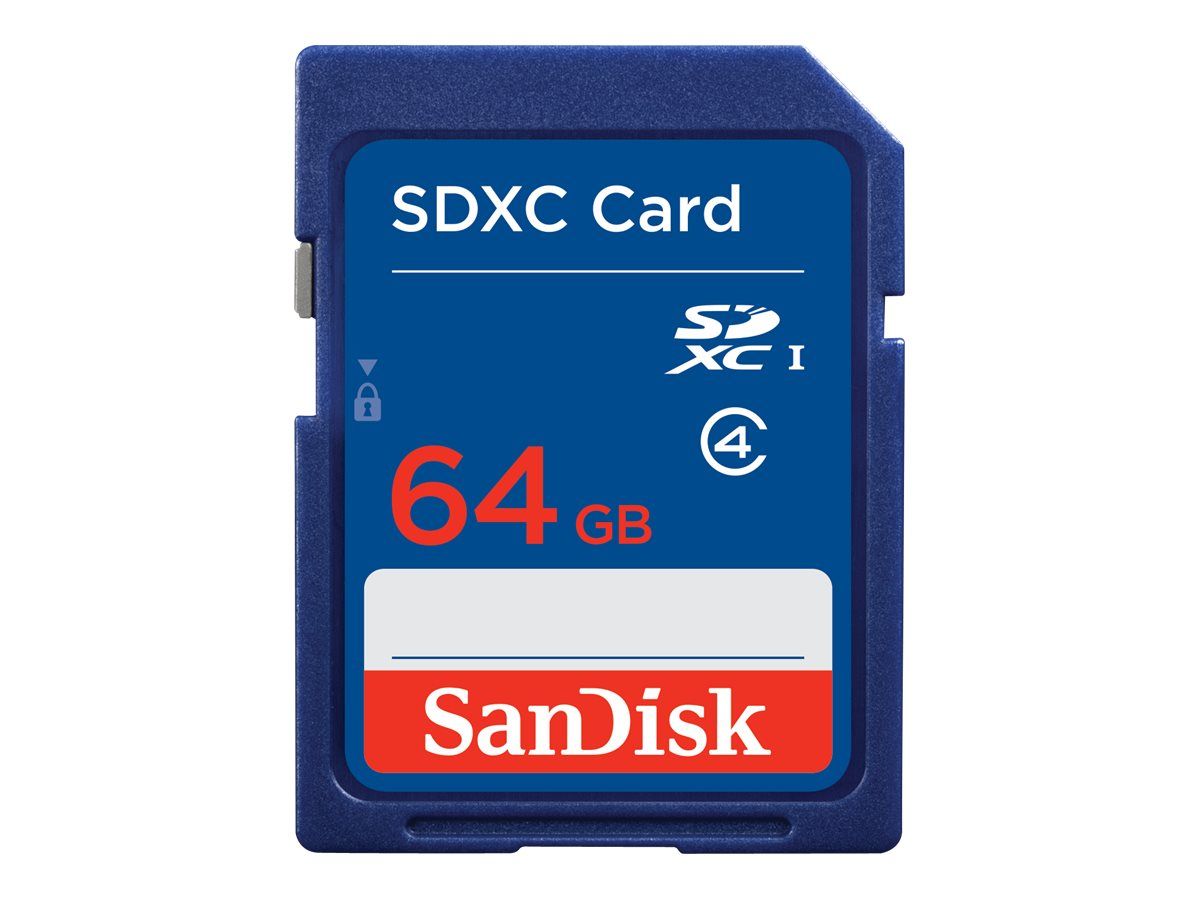 SanDisk Flash-Speicherkarte - 64 GB - Class 4