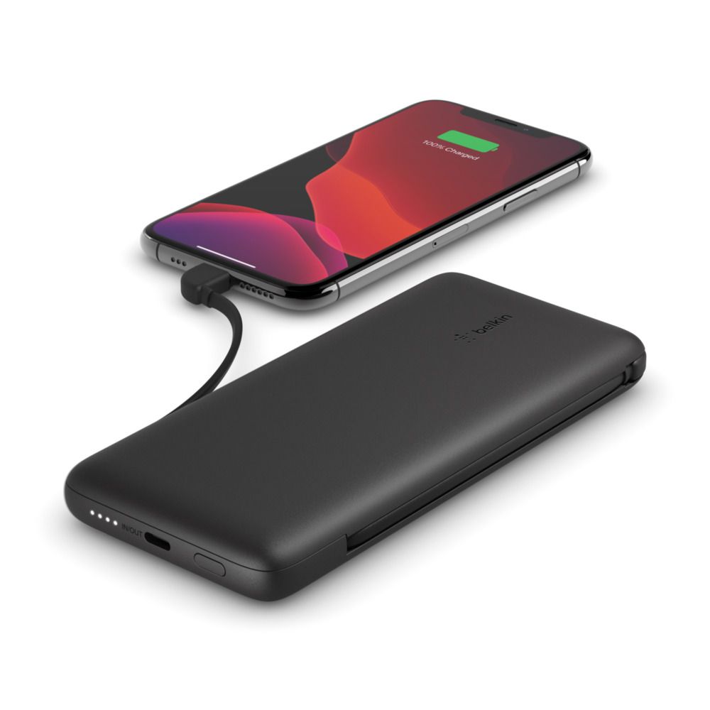 Belkin BoostCharge Plus - Powerbank - 10000 mAh - 23 Watt - Fast Charge, PD - 2 Ausgabeanschlussstel