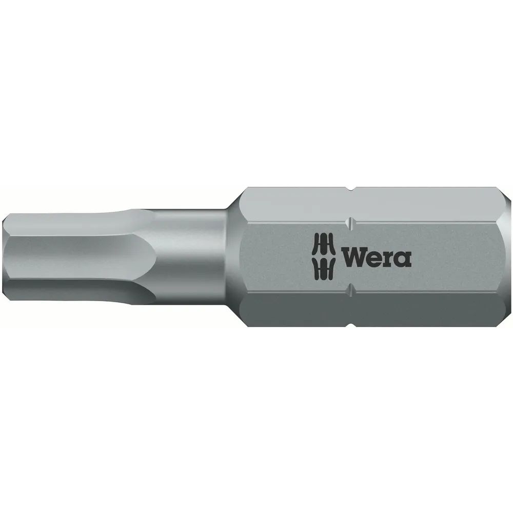 WERA Bit-Einsatz 840/1Z 1/4sechskant 3.0/25 mm Innensechskant
