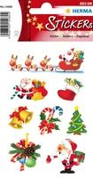 HERMA Sticker Weihnachten Santa Claus - Papier - Mehrfarbig - Dauerhaft - Christmas - 24 Stück(e) - 3 Blätter