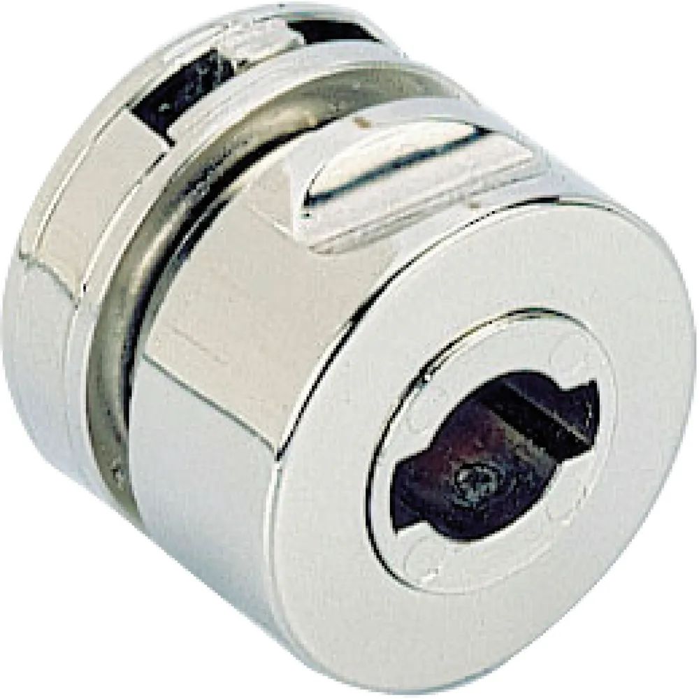 HETTICH PRESTIGE 2000 Zylinder-Glastürschloss Typ 321, Stahl vernickelt hochgl.