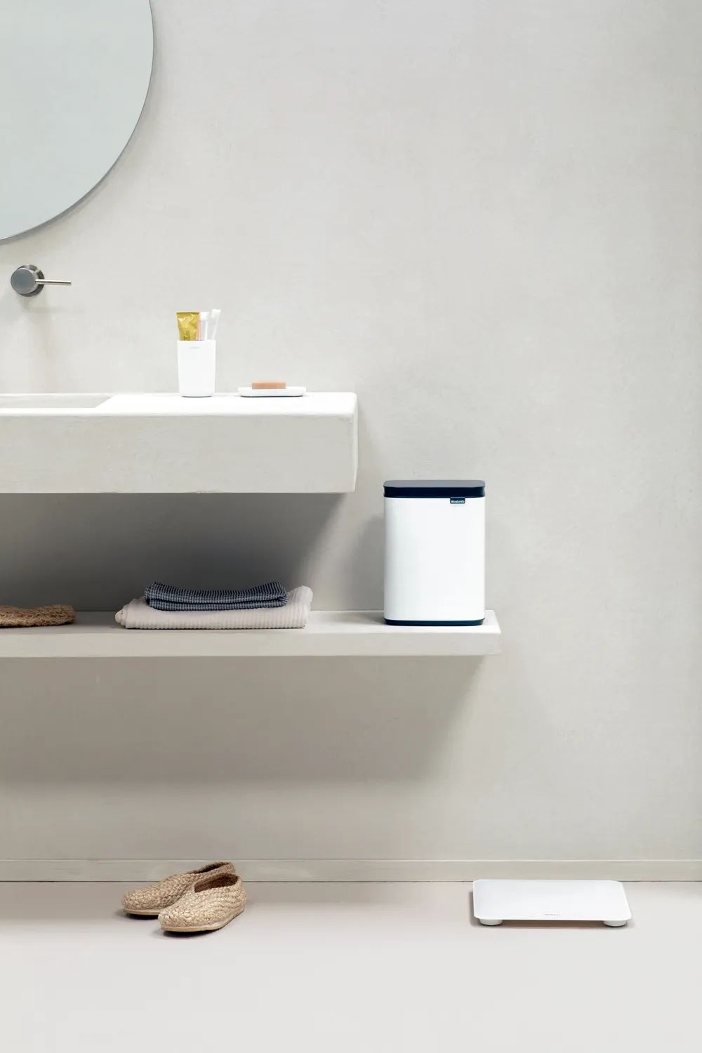 Brabantia Bo Mülleimer, 4L - White