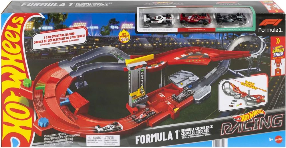 Mattel GmbH HW Racing Formel 1® Downhill-Rennstrecke