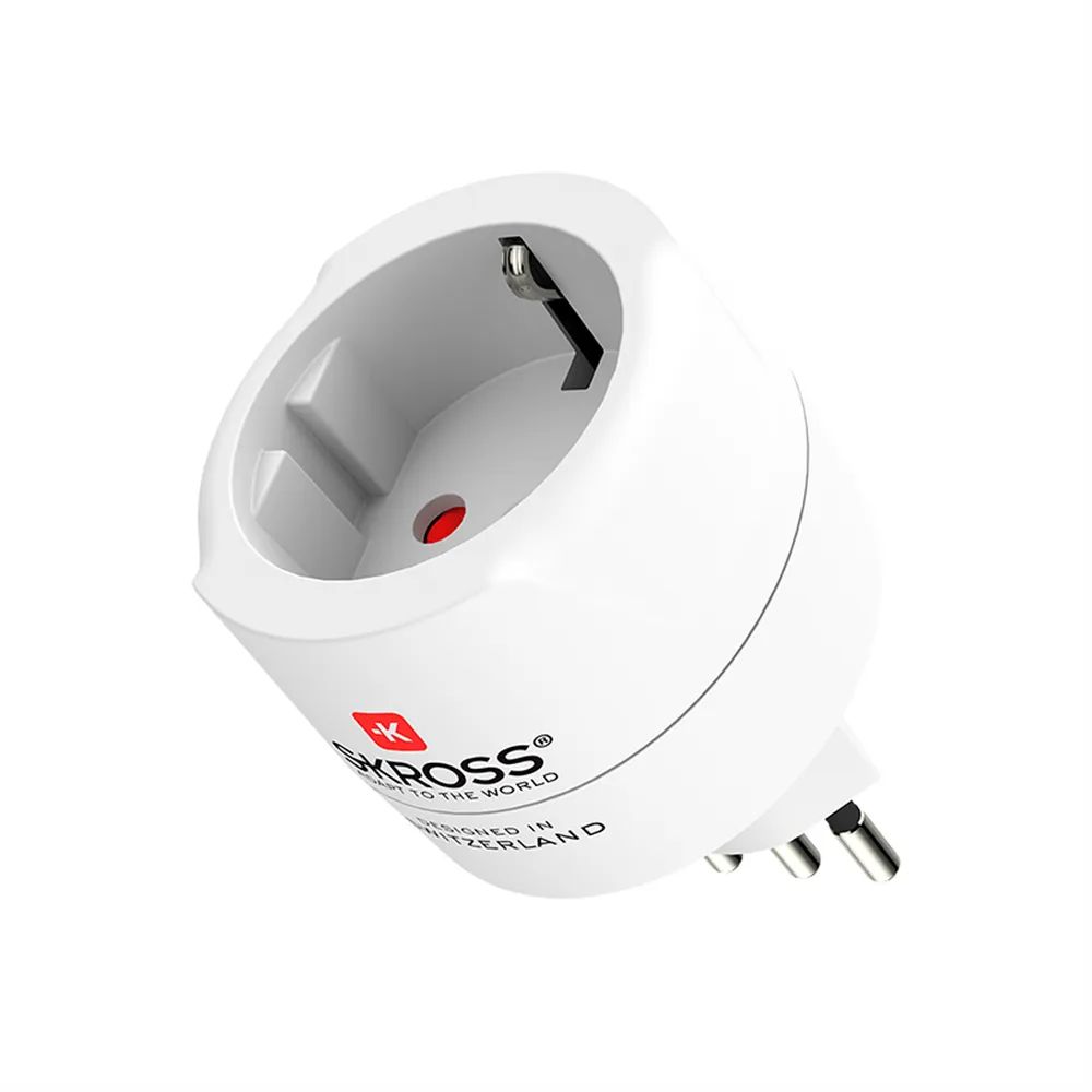 SKROSS Europe to Switzerland Italy Braz Single adapter