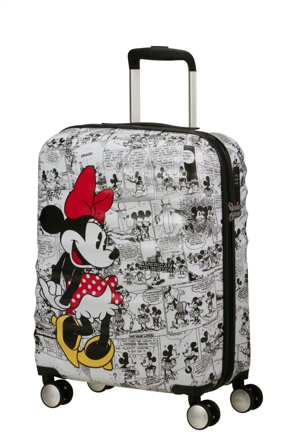 AMERICAN TOURISTER WAVEBREAKER SPIN.55/20, MINNIE COMICS WHITE