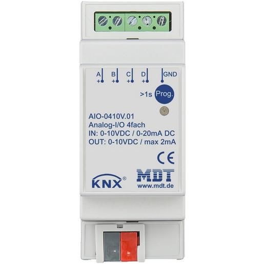 MDT ANALOG I/O 4FACH 0-10V / MDT AIO-0410V.01
