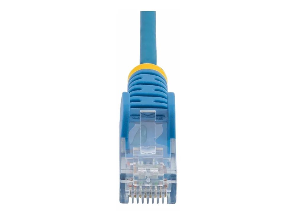 StarTech.com 15m Blue Slim CAT6 Ethernet Cable, Snagless, 28AWG, LSZH - Patch-Kabel - RJ-45 (M)