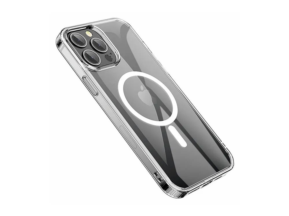 eSTUFF Berlin - Hintere Abdeckung für Mobiltelefon - magnetisch - MagSafe-Kompatibilität - Thermoplastisches Polyurethan (TPU)