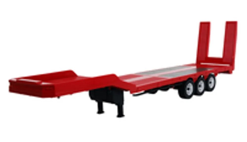 Amewi Tieflader-Sattelauflieger Dreiachse Scania 1 18 rot 8+