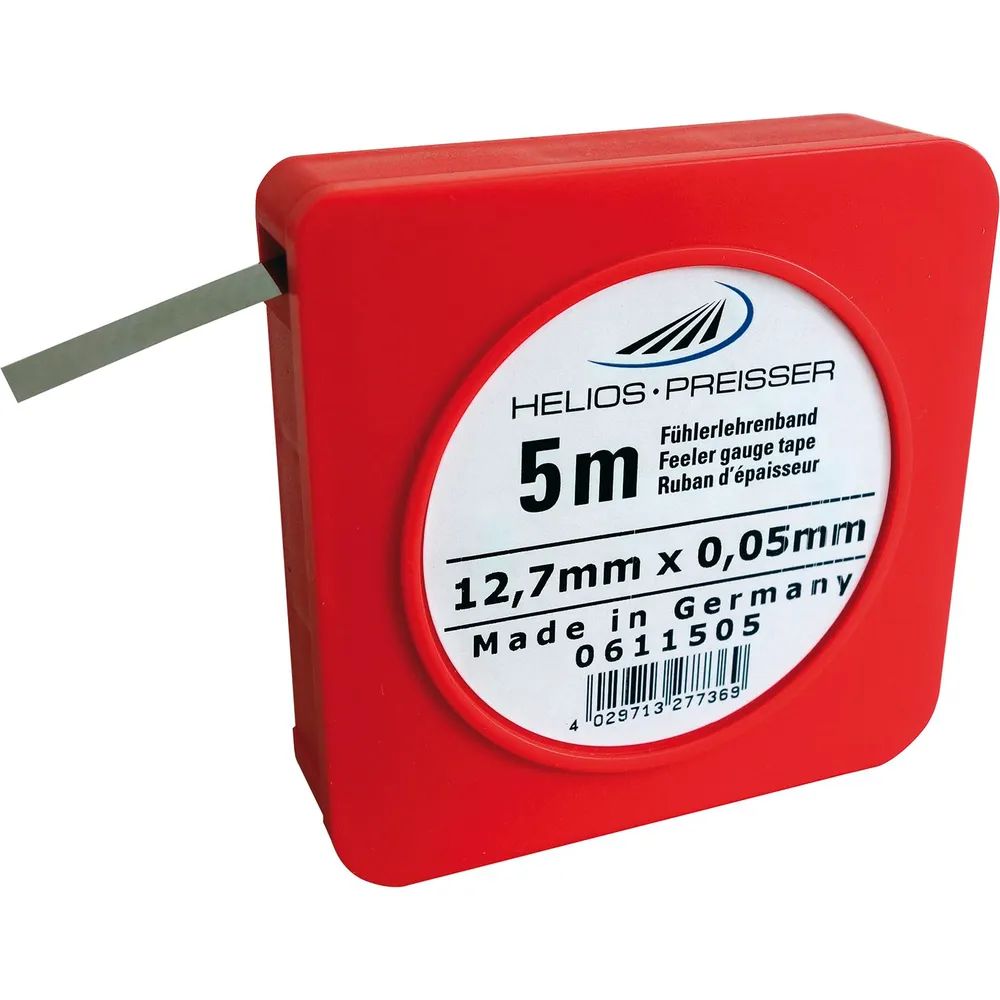 HELIOS PREISSER Fühlerlehrenband Bandstärke 0,01 mm Breite 13 mm Länge 5 m